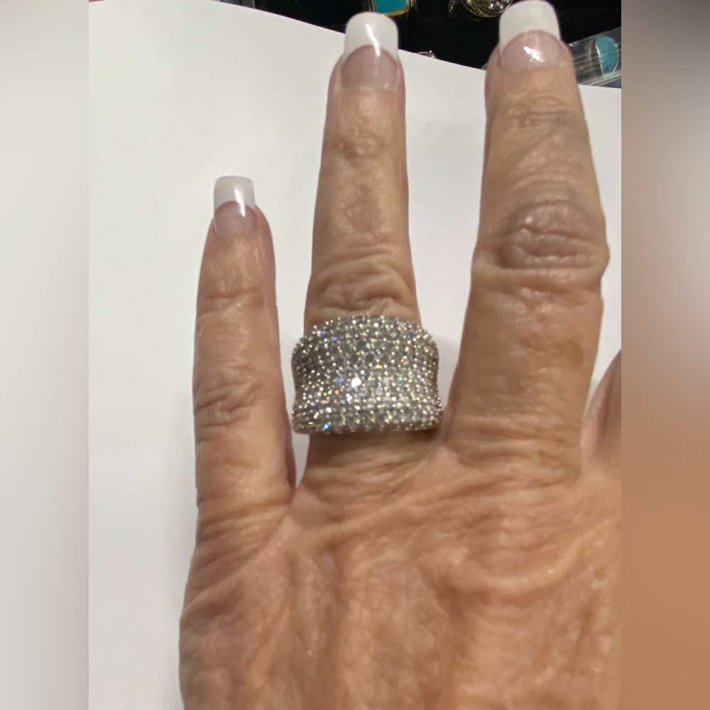 Sterling Silver QVC RING - Picture 2 of 2